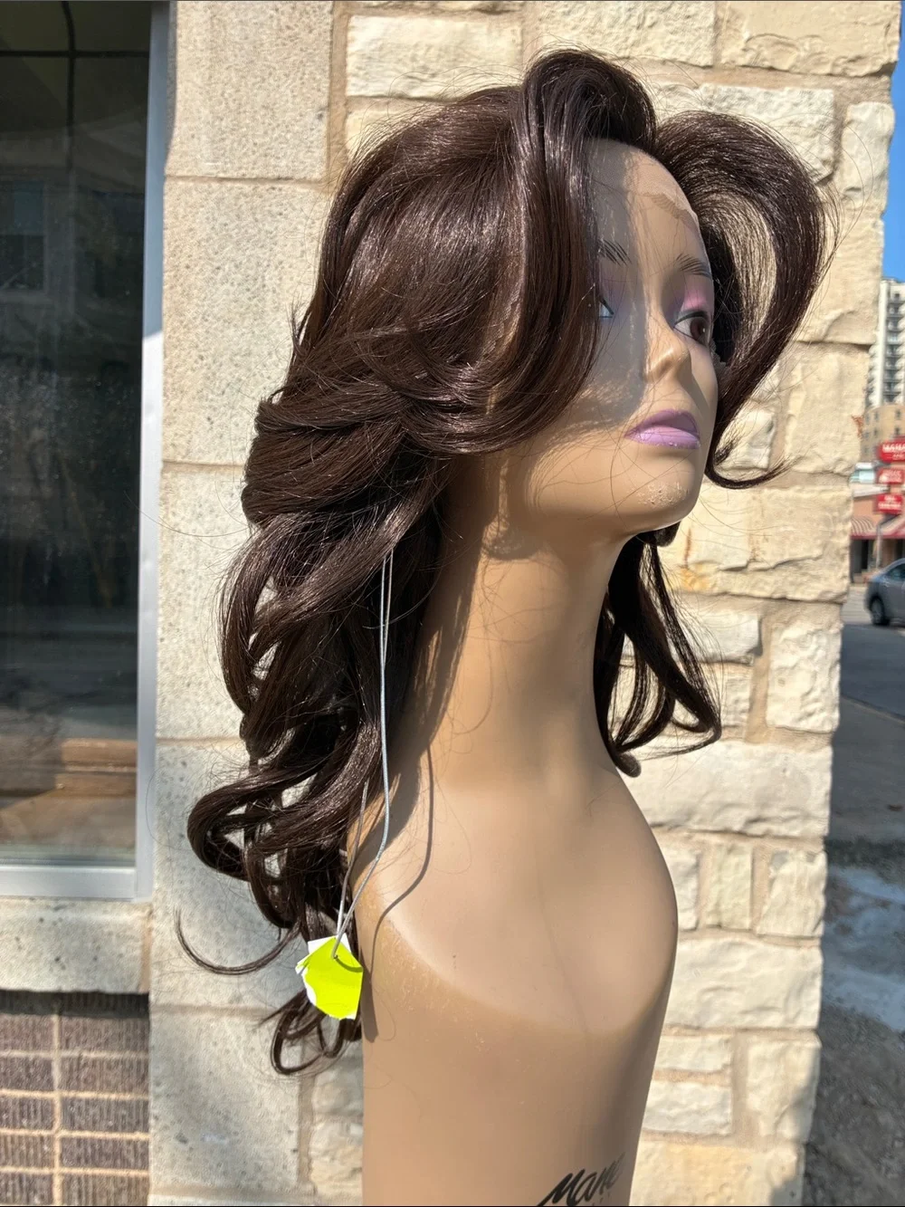 Women's Medium Dark Brown Wavy Wig